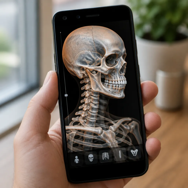 Raio-X pelo Android: Veja Imagens em 3D